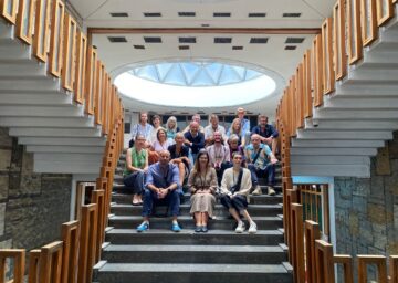 Gruppenfoto bei der Mitgliedrreise nach Pristina